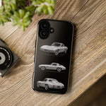 Silver Sting Ray Classic Corvette Phone Case Tough Multi View