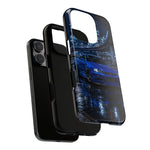 Skyline GT-R R34 Bayside Blue Tokyo Night Art Tough Phone Case