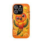 Sun Conure Kawaii Citrus Art Tough Phone Case
