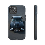 1969 Camaro SS Black Overhead Tough Phone Case Cover Gift Art