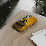 Classic Camaro SS Phone Case, Yellow 69 Muscle Car Cover, Gift for Guys