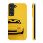 Yellow Miata Phone Case, NA Roadster 90s JDM Legend Cover