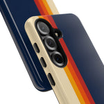 Retro Rainbow Stripe Phone Case | Tough Phone Case