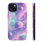 Pastel Galaxy Planet Vaporwave Art Tough Phone Case