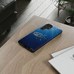 Yellowfin Tuna Phone Case, Deep Blue Water Tough Cover, Gift