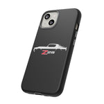 1970 Camaro Z28 White Silhouette Tough Phone Case Cover Gift