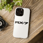 RX-7 Logo Phone Case for JDM Fans, Tough Protective Cover