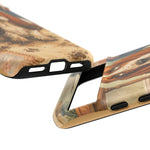 Guilty Basset Hound Phone Case, Muddy Watercolor Art Cover