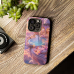 Floating Pool Deck Phone Case, Pastel Cloud 3D Render Cover
