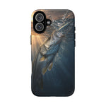 Snook Fishing Phone Case, Sunset Strike Cover for Inshore Anglers