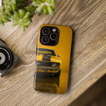 Classic Camaro SS Phone Case, Yellow 69 Muscle Car Cover, Gift for Guys