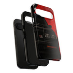 GNX Black Ember Red Tough Phone Case