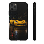 Aggressive Yellow C7 Z06 Tough Phone Case
