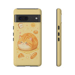 Orange Tabby Loaf Kawaii Chibi Pet Cat Art Tough Phone Case