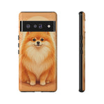 Pomeranian Tiny Fox Fluffy Art Tough Phone Case