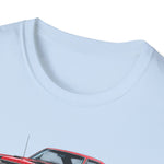 1967 Red GTX Muscle Car T-Shirt | Classic Auto Vintage Trio Tee