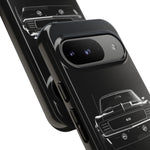 1969 Camaro Black Restomod Front Tough Phone Case Cover Gift