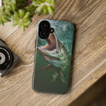 Muskie Fishing Phone Case, Freshwater Strike Cover for Anglers