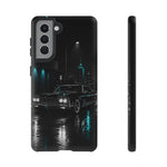 1965 Black Riviera car phone case | Retro Night Cityscape Tough Case