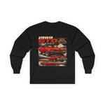 1969 GTO Vintage Muscle Car Long Sleeve Tee | Retro Racing Graphic