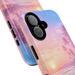 Pastel Beach Sunset Haze Vaporwave Art Tough Phone Case