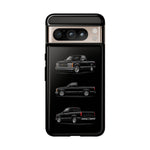 Black Silverado Classic Pickup Tough Phone Case for Chevy Truck Fans