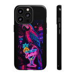 Neon Parrot Cocktails phone case | Tough Cases