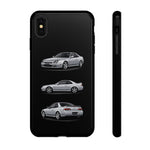 Silver Prelude Sports Coupe Tough Phone Case for JDM Fans