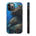 Grouper Reef Phone Case, Sunbeam Ledge Marine Art Tough Cover
