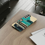 1957 Bel Air Turquoise Retro Tough Phone Case Classic Car Art Cover