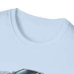 Silver 2007 C6 Z06 Illustration T-Shirt | Sports Car Trio