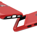 Red Classic Corvette C1 Illustration phone case | Retro Car Tough Case