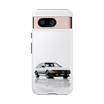 White AE86 Phone Case, JDM Drift Icon Tough Cover