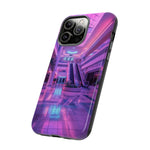 Empty Mall Escalator Vaporwave Art Tough Phone Case