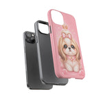 Shih Tzu Princess Kawaii Chibi Puppy Pet Dog Art Tough Phone Case