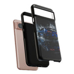 Camaro ZL1 Phone Case, Blue Track Smoke Studio Cover