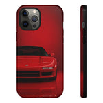 Red NSX Phone Case, 90s JDM Supercar Legend Tough Cover, Mens Gift