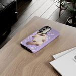 Ragdoll Sleepy Blue Eyes Kawaii Cat Art Tough Phone Case