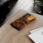 Land Cruiser FJ40 Classic 4x4 Red Rock Canyon Art Tough Phone Case