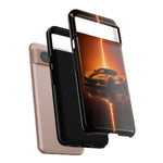 Z06 C8 Phone Case, Orange Racing Livery Studio Cover