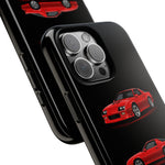 Z28 Red Triview Phone Case Classic Car Illustration