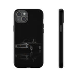 Black Classic C10 Truck Phone Case | Vintage Pickup Reflection, Minimal Auto Design
