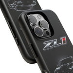 ZL1 Camaro phone case | tough phone case, black muscle car design