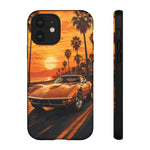 Orange Corvette C3 Stingray Sunset Palms Phone Case