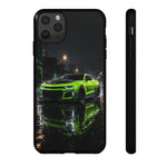 Camaro ZL1 Neon Green Muscle Car phone case | Tough Cover