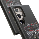 NSX Dual View Black Red JDM Sports Car Tough Phone Case Gift