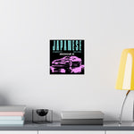300ZX JDM Poster Vaporwave Neon Pink Retro Japanese Car Art