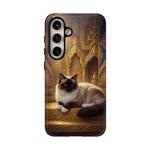 Birman Cat Sacred Temple Silk Art Tough Phone Case
