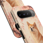 Akita Cherry Blossom Phone Case Sakura Dog Lover Gift