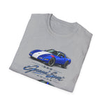 1996 C4 Grand Sport Sports Car T-Shirt | Racing Coupe Illustration